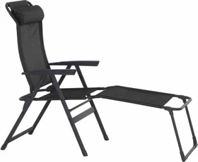 Siena Garden Hochlehner Comfort Campingsessel Beinauflage anthrazit