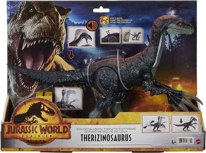 Mattel Jurassic World - Dominion Sound Slashin' Slasher Therizinosaurus