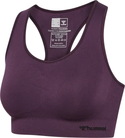 hummel Seamless Sports Top Funktionsshirt ärmellos plum perfect (Damen)