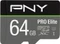 PNY Pro Elite, microSD UHS-I U3, A1 / A2, V30 Vorschaubild