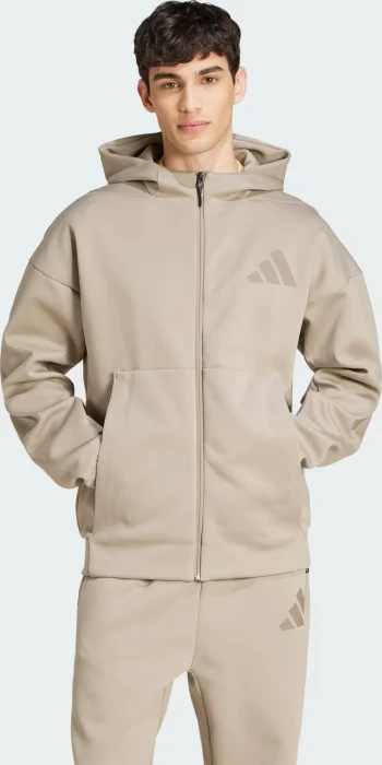 adidas Z.N.E. Zip Hoodie putty beige (Herren)