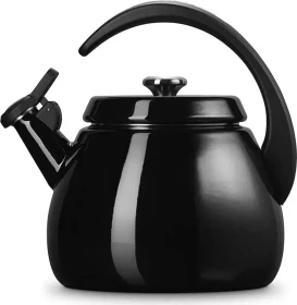 Le Creuset Cloche Wasserkessel 2.1l schwarz glänzend