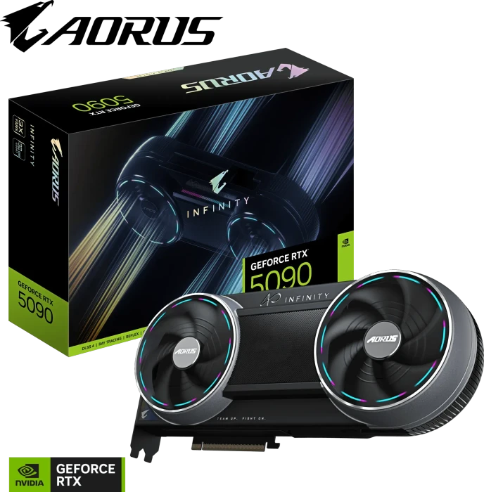 GIGABYTE AORUS GeForce RTX 5090 Infinity 32G, 32GB GDDR7, HDMI, 3x DP