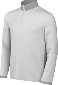 Nike Dri-FIT Football 1/4-Zip Funktionsshirt langarm photon dust/light smoke grey/dynamic turquoise (Junior)