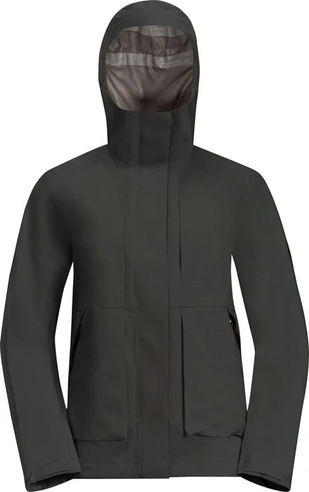 Jack Wolfskin Wandermood 3l Funktionsjacke granite black (Damen)