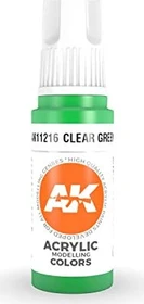 AK-Interactive 3rd Gen Acrylic Colors Acrylic Modelling Colors clear green, 17ml