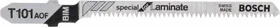 Bosch Professional T101BIF BIM Special for Laminate Stichsägeblatt, 83mm, 3 Stück