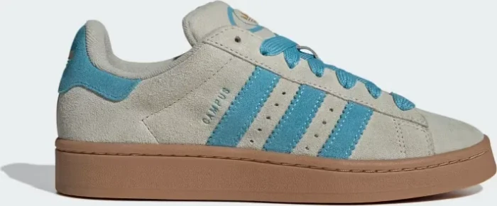 adidas Campus 00s putty grey/preloved blue/gold metallic (Damen)
