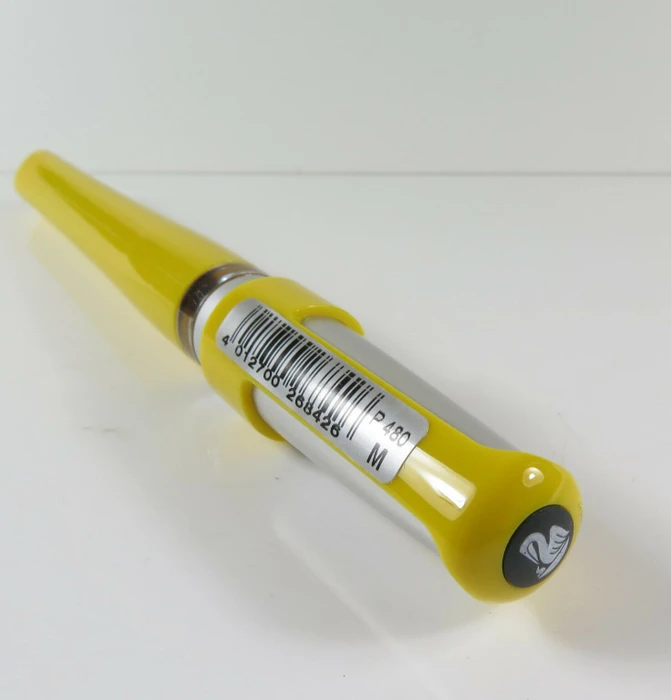 Pelikan Pelikano gelb/grau, rechte Hand, mittel, Faltschachtel