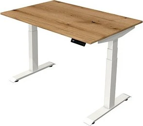Kerkmann Move 4 elektrisch höhenverstellbarer Sitz-Steh-Schreibtisch 120x80cm Eiche/weiß