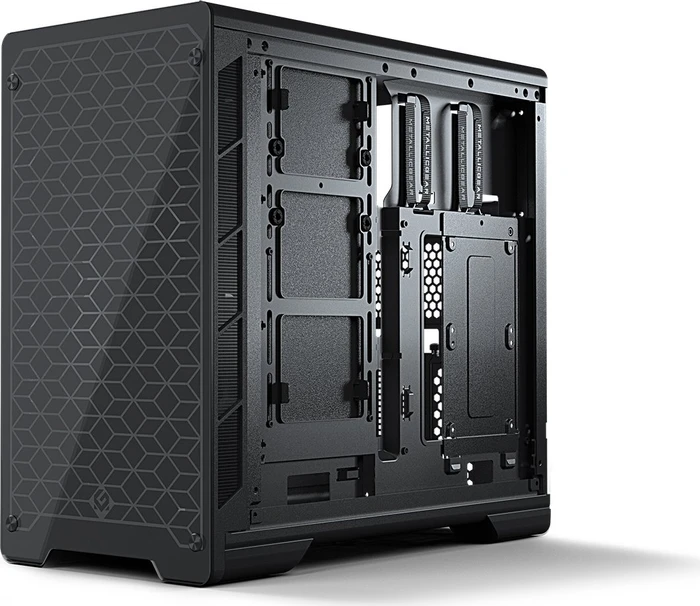 MetallicGear / MagniumGear Neo G Mini [V2], schwarz, Glasfenster, Mini-ITX