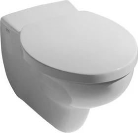 Geberit Cleo WC-Sitz, Scharniere verchromt, weiß