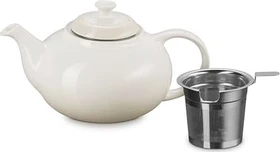 Le Creuset Teekanne mit Siebeinsatz 1.3l meringue