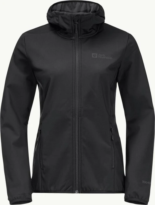 Jack Wolfskin Bornberg Hoody Funktionsjacke schwarz (Damen)