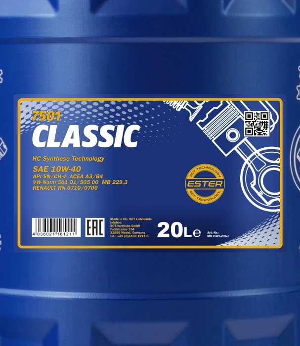 Mannol Classic 10W-40 20l