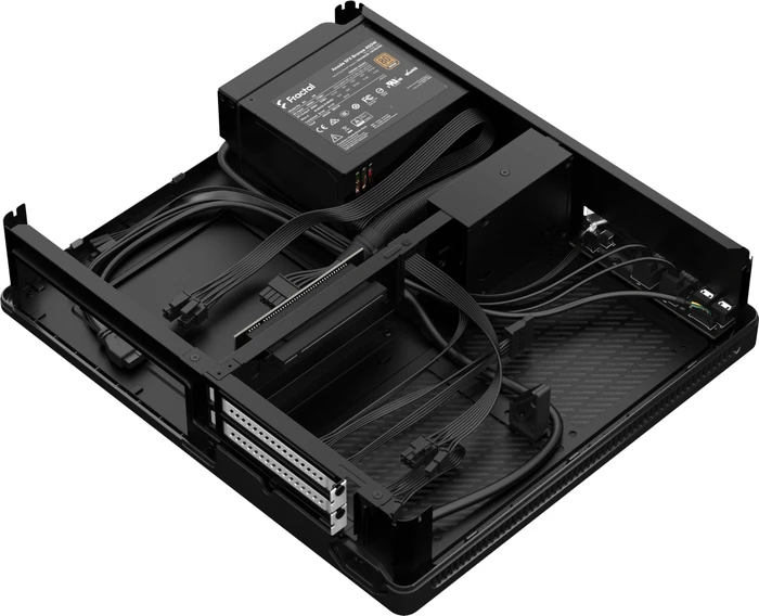 Fractal Design Node 202 + Anode PSU, schwarz, Mini-ITX, 450W SFX