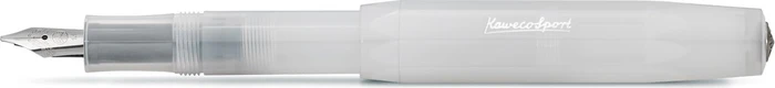 Kaweco Kalligrafie Sport natural coconut transparent, rechte Hand, 1.1mm