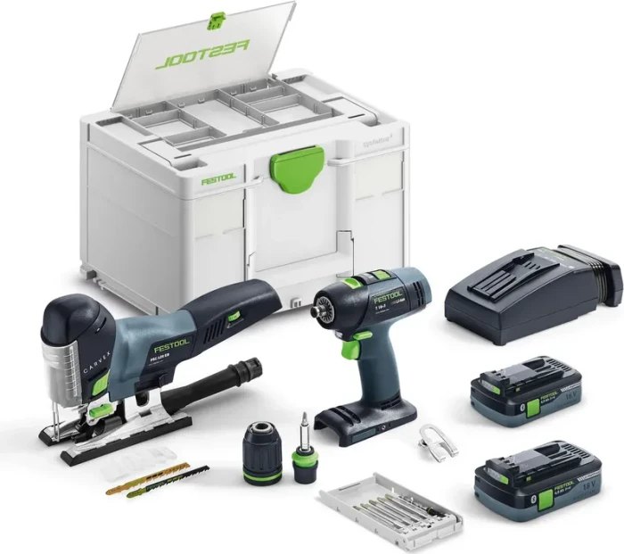 Festool T 18+3/PSC 420 HPC I Akku-Maschinenset inkl. Systainer + 2 Akkus 4.0Ah