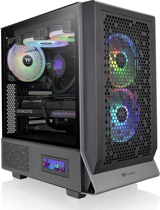 Thermaltake Ceres 300 TG ARGB, schwarz, Glasfenster