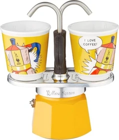 Bialetti Set Mini Express Lichtenstein Espressokanne
