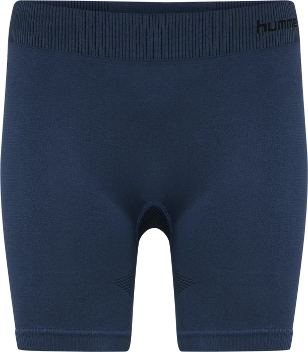 hummel Seamless Training Short Tights Hose kurz dark denim (Damen)
