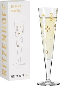 Ritzenhoff Goldnacht Champagnerglas von Nathalie Jean 205ml
