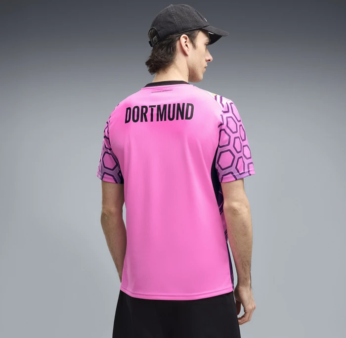 Puma BVB Borussia Dortmund 2026/2027 Torwarttrikot kurzarm purple pop/pink pixel (Herren)
