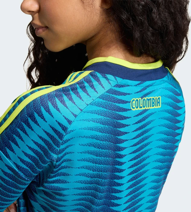 adidas FIFA WM 2026 Kolumbien Auswärtstrikot kurzarm mystery petrol/team navy blue 2 (Junior)