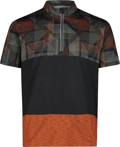 CMP Technisches Radsport Trikot kurzarm antracite/sage/ruggine (Herren)