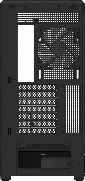 AeroCool P500B Digi Black, Glasfenster