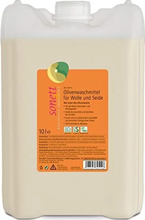 Sonett Olivenwaschmittel für Wolle und Seide, 10l