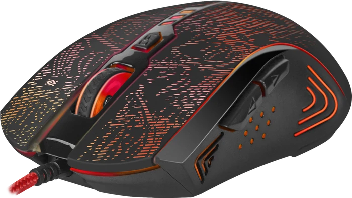 Defender OverLord GM-890 RGB Gaming Mouse schwarz, USB