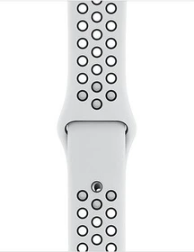 Apple Nike Sportarmband S/M und M/L für Apple Watch 40mm platinum/schwarz