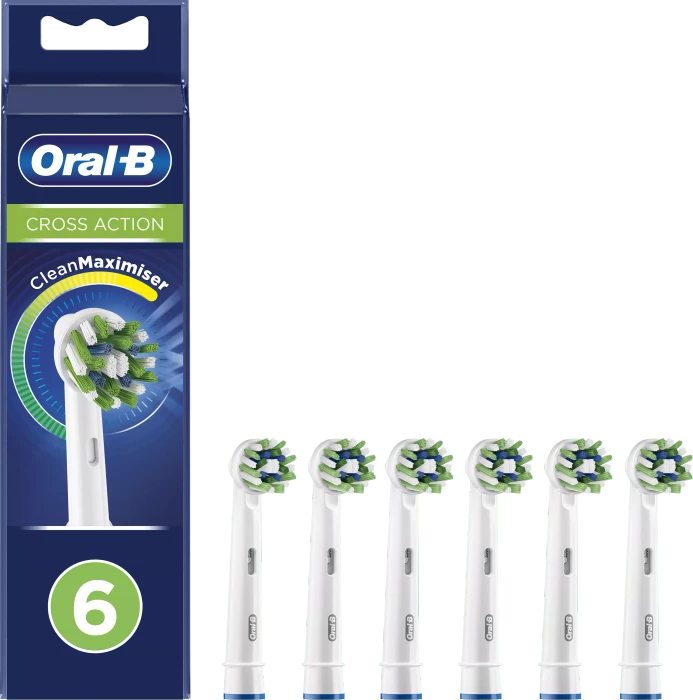 Oral-B Ersatzbürsten CrossAction weiß