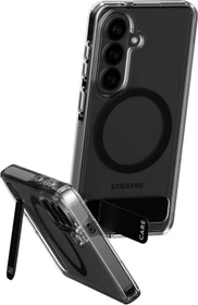 PanzerGlass Care Urban Explorer Case Transparent w. Black Kickstand & Qi für Samsung Galaxy S26