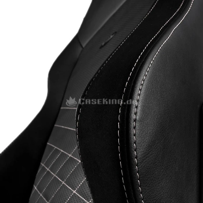 noblechairs Hero Gamingstuhl, schwarz/platinweiß