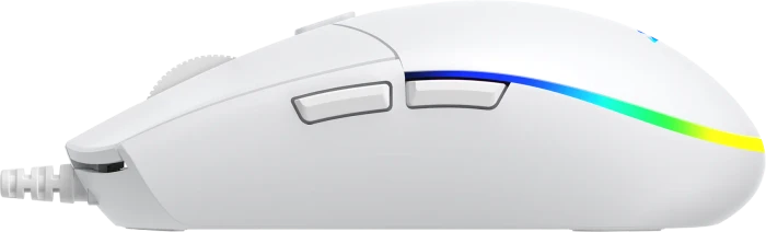 Baracuda Crab White Gaming Mouse, weiß, USB