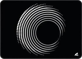 Sharkoon Skiller SGP35 D3, Mouse Mat L, 355x255mm, Dots In A Circle schwarz/weiß