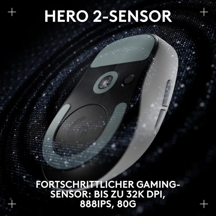 Logitech G Pro X Superlight 2 DEX Lightspeed weiß, USB