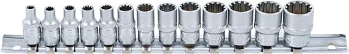 BGS technic Gear Lock Steckschlüsselsatz inkl. Werkzeugbox, 11-tlg.