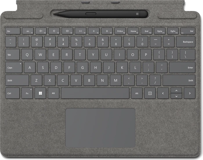 Microsoft Surface Pro Signature Keyboard Slim Pen 2 Bundle, Platin, IT