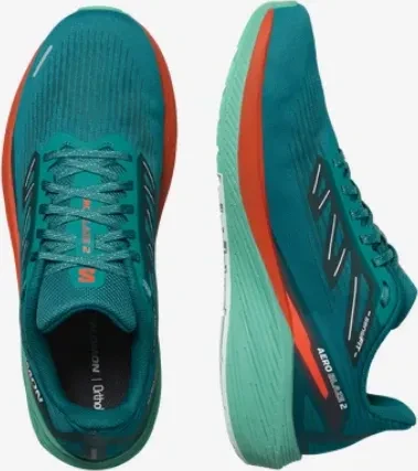 Salomon Aero Blaze 2 deep lake/cherry tomato/electric green (Herren)