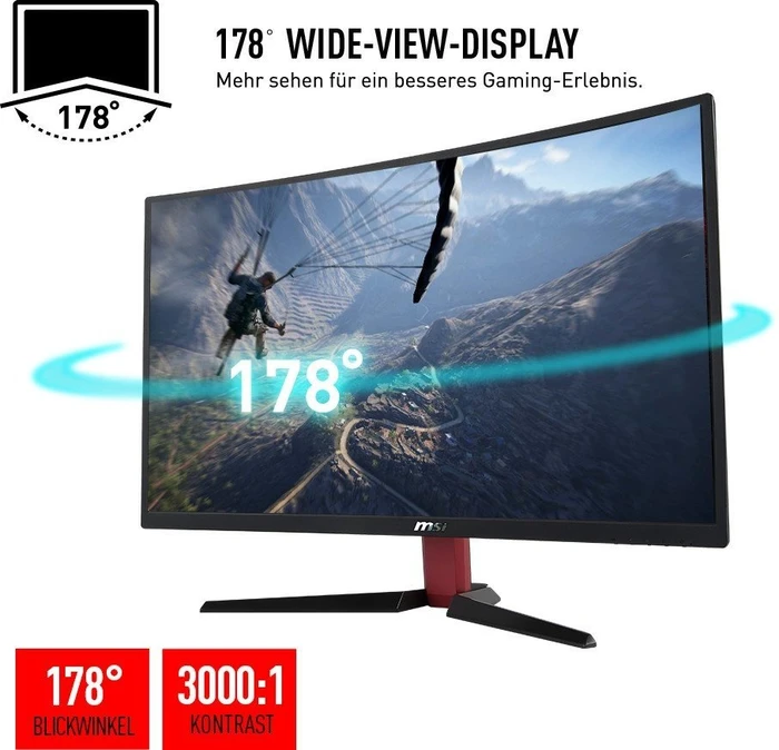 MSI Optix AG32C, 2 Jahre Garantie, 31.5"