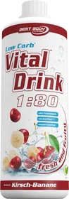 Best Body Nutrition Vital Drink Zerop Banane Kirsche 1l