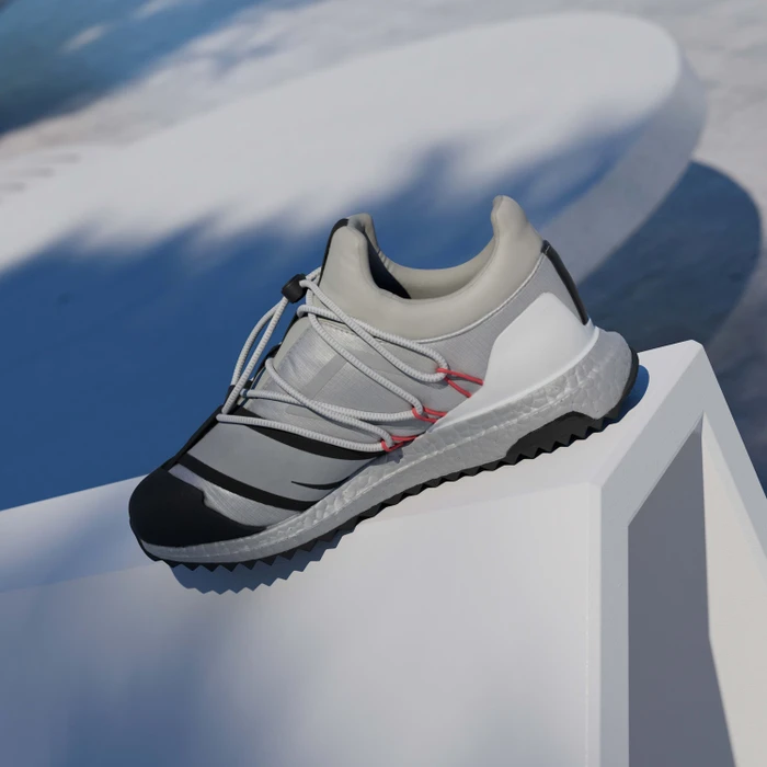 adidas x Moon Boot Ultraboost 1.0 silver metallic/core black/semi lucid red