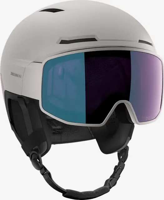 Salomon Driver Pro Sigma Photo MIPS Helm grau/violett