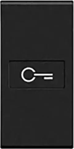 Bticino LivingLight Axial-Wippe Schlüssel 1-modulig, anthrazit