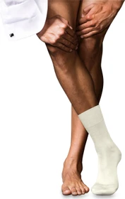 Falke No. 6 Finest Merino & Silk Socken woolwhite (Herren)