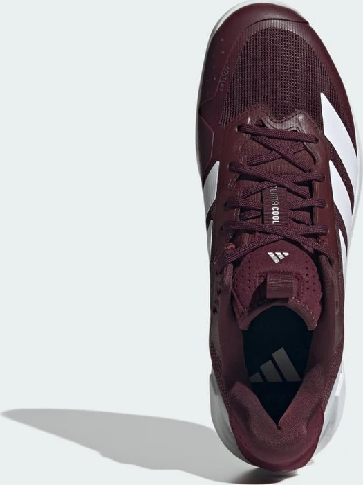 adidas Adizero Ubersonic 5 Clay maroon/silver metallic/core black (Herren)