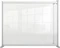 Nobo Premium Plus Erweiterung Schreibtisch-Trennwand aus Acryl, transparent/silber, 120x100cm Vorschaubild